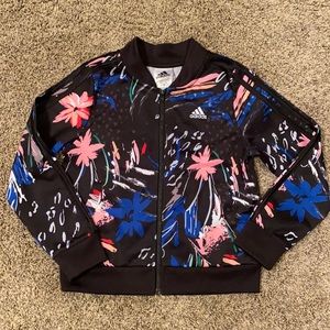 Little Girls Adidas Jacket Size Small (7/8)